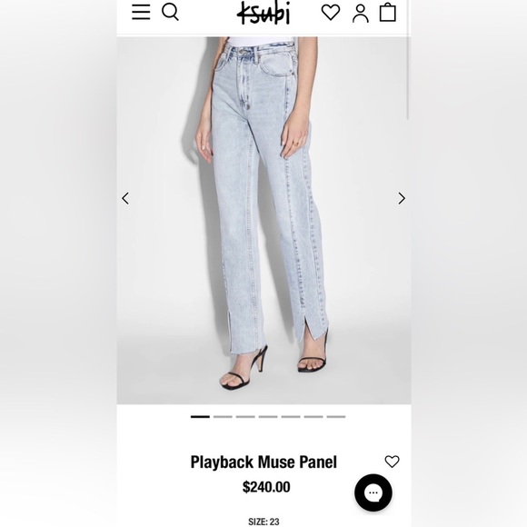 Ksubi Playback Muse Panel Jean (size 27) - Picture 8 of 8